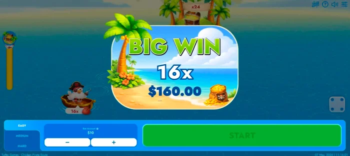 Chicken Pirate Route বড় জয়
