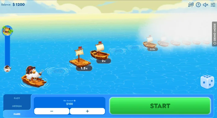 Chicken Pirate Route খেলার স্ক্রিন